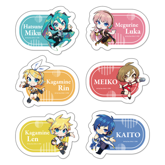 Chibi PALETTE Name Badge (6 types)