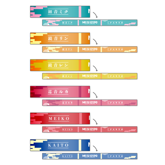 MIKU EXPO 2024 EUROPE Wristband (6 types)