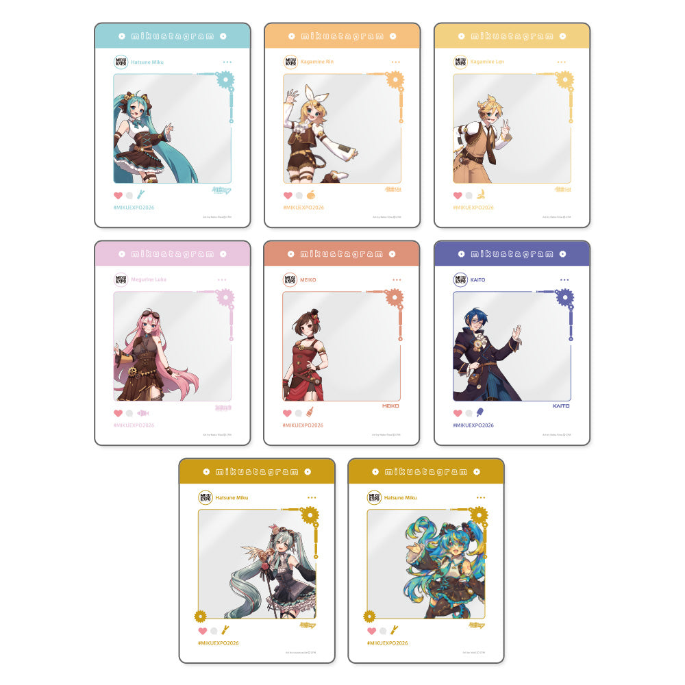 Steam Punk Social Media Style Trading Card (Random)